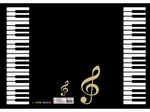 GF808 經典黑琴鍵彩色Ｌ夾